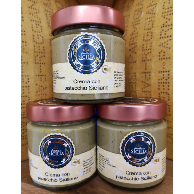 Krem z pistacjami sycylijskimi- Crema con pistacchio Siciliano
